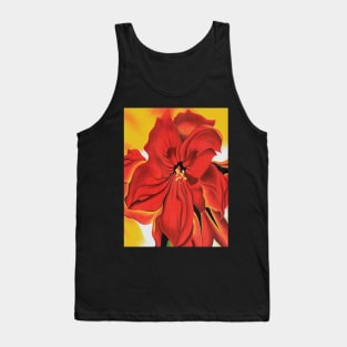 georgia o keeffe red amaryllis Tank Top